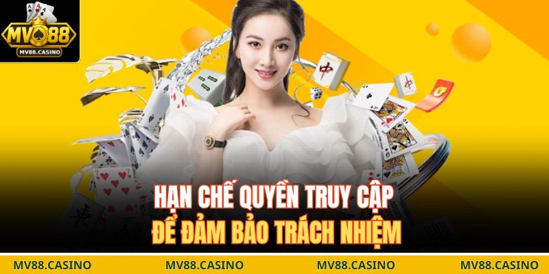 Hạn chế quyền truy cập để đảm bảo trách nhiệm