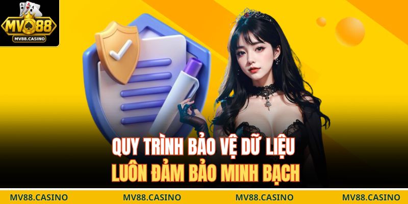 Quy trình bảo vệ dữ liệu luôn đảm bảo minh bạch